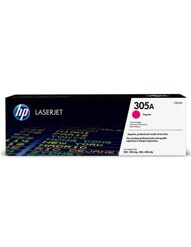 TONER HP CE413A 305A MAGENTA PN: CE413A EAN: 884962772386    