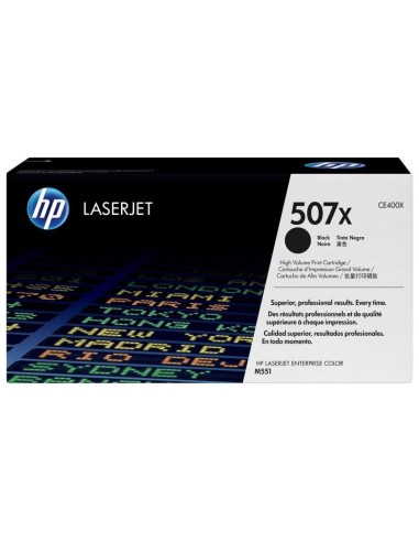 TONER HP CE400X 507X NEGRO PN: CE400X EAN: 0884962554562   