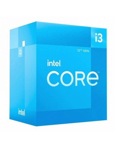 CPU INTEL S-1700 CORE I3-12100 F 4.3GHz BOX CON VENTILADOR PN: BX8071512100F EAN: 5032037238731   