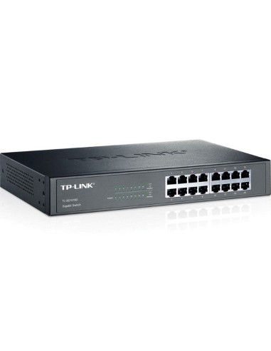 SWITCH GIGA 16PTOS TP-LINK TL- SG1016D RACKMOUNT PN: TL-SG1016D EAN: 6935364020613   