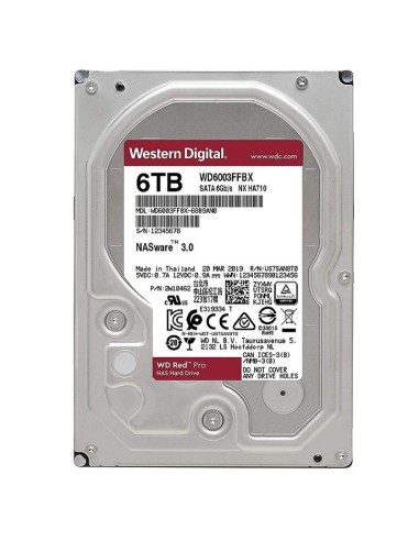 DISCO 3.5"   6TB WD RED        SATA3 PN: WD6003FFBX EAN: 718037855943    