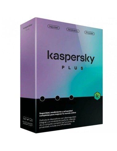 AV KASPERSKY PLUS          1LC 1 AÑO PN: KL1042S5AFS EAN: 5056244922450   