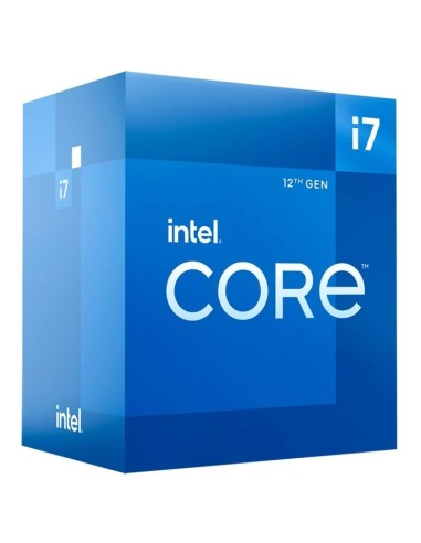 CPU INTEL S-1700 CORE I7-12700 2.1 GHZ BOX CON VENTILADOR PN: BX8071512700 EAN: 5032037237840   