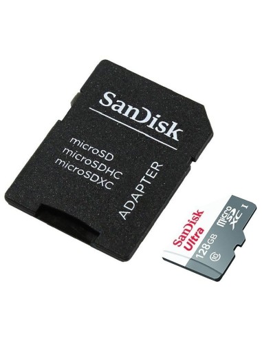 MEMORIA DG 128GB SANDISK MSD   ULTRA CON ADAPTADOR SD PN: SDSQUNR-128G-GN3 EAN: 619659185510    