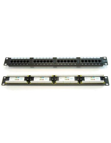 PATCH PANEL 24 PTOS UTP CAT.6  PAT-06024-ST PN: PAT-06024-ST EAN: 8436539913894   