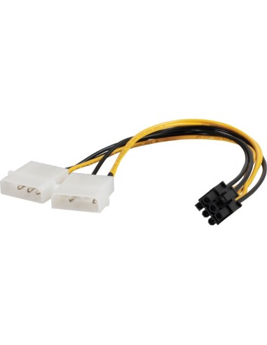 CABLE CORRIENTE VGA 6 PINS     15CM PN: MOLEX A VGA 6PIN EAN: 1000000000731   