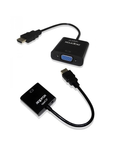 CONVERSOR HDMI A VGA APPROX PN: APPC17 EAN: 8435099518464   