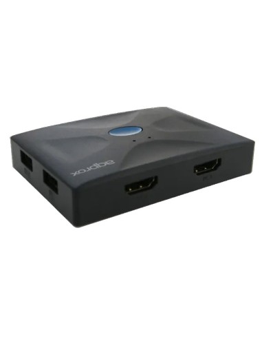 DATA SWITCH KVM 2 HDMI 2 USB   APPROX PN: APPKVHDMI2P EAN: 8435099529736   