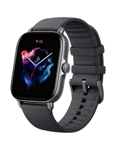 RELOJ SMARTWATCH HUAMI AMAZFIT GTS 3 NEGRO PN: AMAZFIT GTS 3 EAN: 6972596103516   