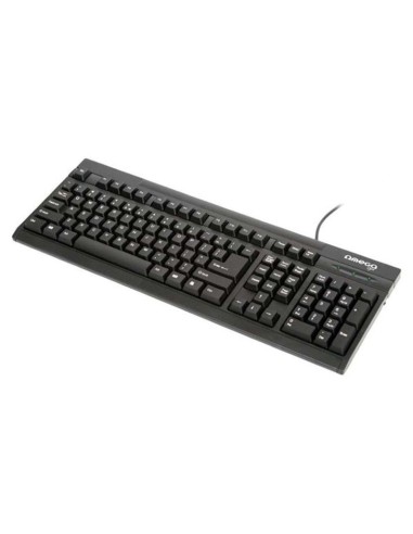 TECLADO USB OMEGA OK05T SLIM   NEGRO PN: OK05TES EAN: 5907595426602   