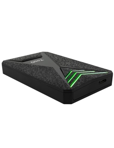 CAJA 2.5" USB 3.1 TOOQ   NEGRA TQE-2550RGB GAMING 9.5mm PN: TQE-2550RGB EAN: 8433281009684   