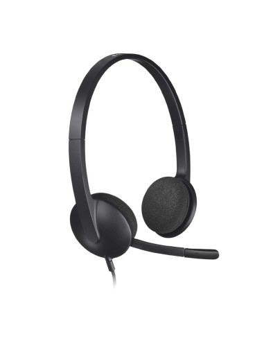 AURI + MIC USB   1.8M LOGITECH H340 CASCOS NEGRO PN: 981-000475 EAN: 5099206038844   