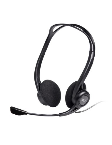 AURI + MIC USB   1.8M LOGITECH 960 CASCOS NEGRO PN: 981-000100 EAN: 5099206008441   