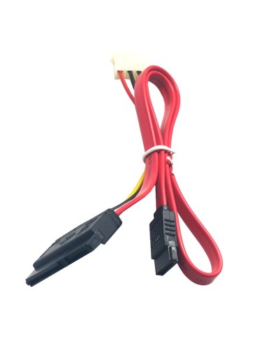 CABLE SERIAL ATA SLIM LINE +   ALIMENTACION ROJO PN: SATA3 SLIM LINE EAN: 1000000001273   