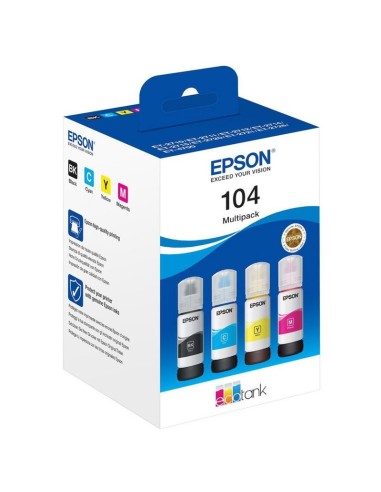 BOTELLA TINTA EPSON 104 MULTI  PACK 65ML PN: CT13T00P640 EAN: 8715946684888   