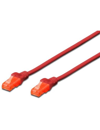 CABLE UTP   0.5 M CAT.6 ROJO PN: UTP 50CM CAT.6 EAN: 1000000001345   