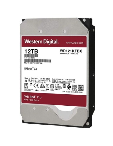 DISCO 3.5"  12TB WD RED        SATA 3 PN: WD121KFBX EAN: 718037866246    