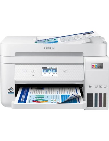 MULTIF. EPSON ECOTANK ET-4856  WIFI RED BLANCA -39PPM PN: C11CJ60407 EAN: 8715946698083   