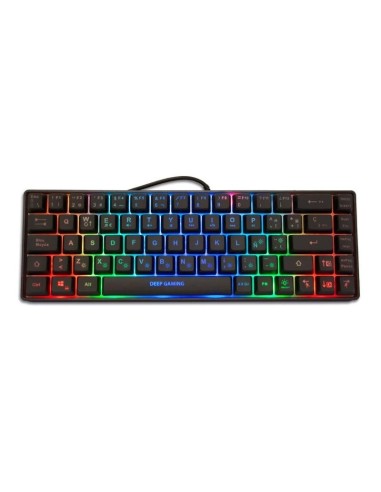 TECLADO USB DEEP GAMING TM065  MINI RGB PN: DG-TEC65-RGB EAN: 8436556141690   