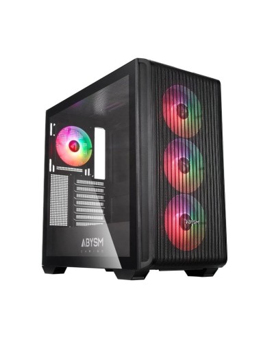 CAJA GAMING DANUBE KAMP BX300  ATX ABYSM NEGRA SIN FUENTE PN: AB123012 EAN: 6974560223343   