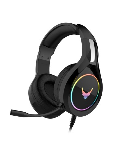 AURI + MIC 3.5MM PLATINET      GAMING RGB CASCOS NEGRO PN: WH6060B EAN: 5907595452069   