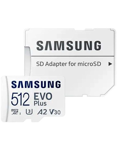 MEMORIA DG 512GB SAMSUNG MSD   EVO PLUS CLASE 10 CON ADAPT. PN: MB-MC512KA/EU EAN: 8806092411173   