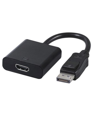 CABLE DISPLAY A HDMI HEMBRA    0.10m NEGRO PN: DP A HDMI 20CM H EAN: 1000000001713   