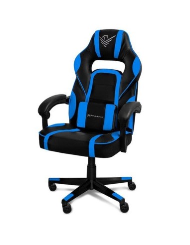 SILLA GAMING PHOENIX TROPHY    CUERO PU AZUL PN: PHTROPHY-BL EAN: 8436583232873   