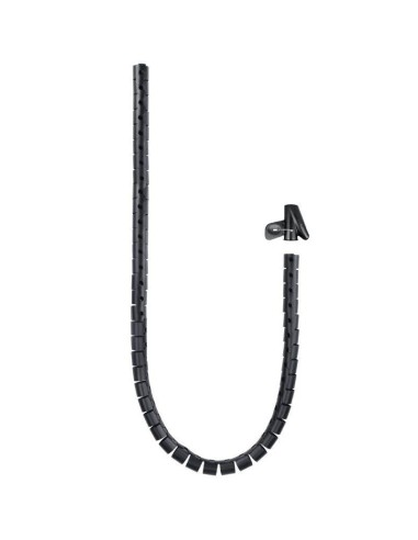 ORGANIZADOR DE CABLES FLEXIBLE 25MM 2M NEGRO PN: 10.36.0002-BK EAN: 8433281012417   