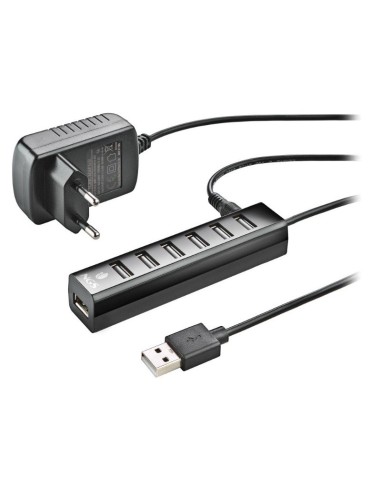 HUB 6 PTOS USB 2.0 NGS IHUB7TI NY + ALIMENTADOR NEGRO PN: IHUB7TINY EAN: 8435430621051   