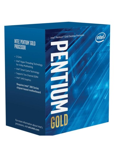 CPU INTEL S-1200 CORE G6400 4G HZ GOLD BOX CON VENTILADOR PN: BX80701G6400 EAN: 5032037187053   