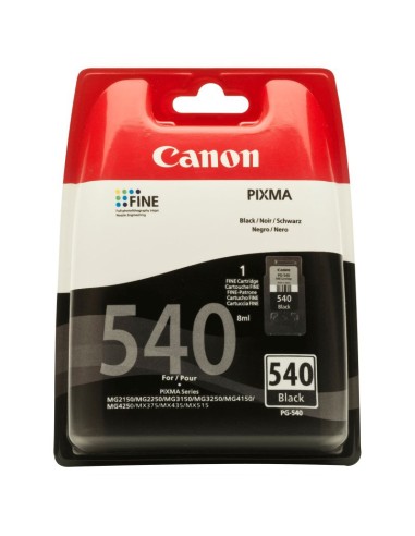 CARTUCHO CANON PG-540 NEGRO PN: PG-540 EAN: 4960999782409   