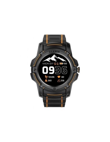 RELOJ SMARTWATCH HUMMER WATCH  PLUS NEGRO Y NARANJA PN: HAMMERWATCHPLUS EAN: 5902983620709   