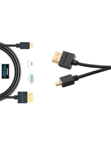 CABLE HDMI A MICRO HDMI 1.5M   GOLD M/M 1.4 PN: HDMI A HDMI 1.5 EAN: 1000000002309   