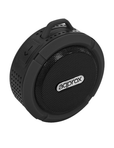 ALTAVOZ BT APPROX WATERPROOF   NEGRO APPSPWPB PN: APPSPWPB EAN: 8435099524496   