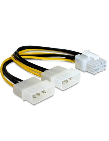 CABLE ADAPTADOR MOLEX A 8 PINS  PARA VGA's PN: MOLEX 8P A VGA EAN: 1000000002399   