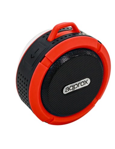 ALTAVOZ BT APPROX WATERPROOF   ROJO APPSPWPBR PN: APPSPWPBBR EAN: 8435099524519   