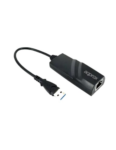 TARJ.RED USB 3.0 A ETHERNET    GIGABIT APPROX NEGRO PN: APPC07GV3 EAN: 8435099531616   