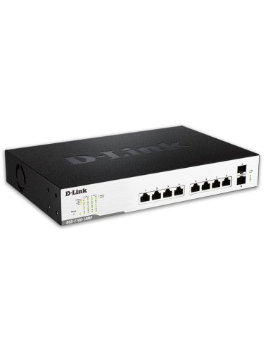 SWITCH GIGA 10PTOS DLINK       DGS-1100-10MP POE PN: DGS-1100-10MP EAN: 790069467851    