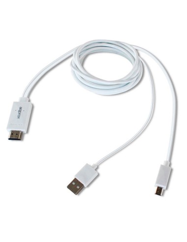 ADAPT. MHL 1.0 A HDMI BLANCO   APPROX PN: APPC23 EAN: 8435099520856   