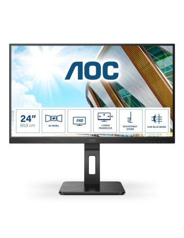 MONITOR 23.8" AOC LED 24P2QM   FHD MULTIMEDIA NEGRO PN: 24P2QM EAN: 4038986140713   