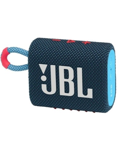 ALTAVOZ BT JBL GO 3 AZUL ROSA  4.2W PN: JBLGO3BLUPNK EAN: 6925281979187   