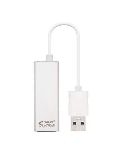 TARJ.RED USB 3.0 A ETHERNET    GIGABIT PLATA PN: 10.03.0401 EAN: 8433281007833   