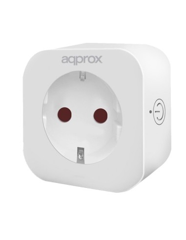 ENCHUFE WIRELESS APPROX BLANCO HOME SMART PLUG 10A 2.4GHz PN: APPSP10V2 EAN: 8435099526063   