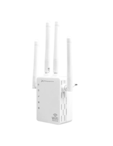 REPETIDOR WIRELESS PHOENIX     W-R1200U 4 ANTENAS 5G DUAL PN: PHW-R1200U EAN: 8436583231067   