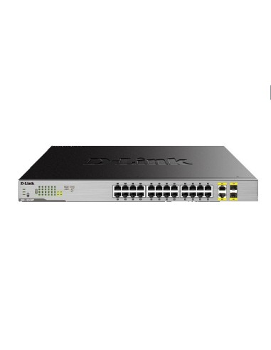 SWITCH GIGA 26PTOS DLINK LAYER 2 POE + GB PN: DGS-1026MP EAN: 790069426667    