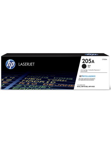 TONER HP CF530A 205A NEGRO PN: CF530A EAN: 190781106968    