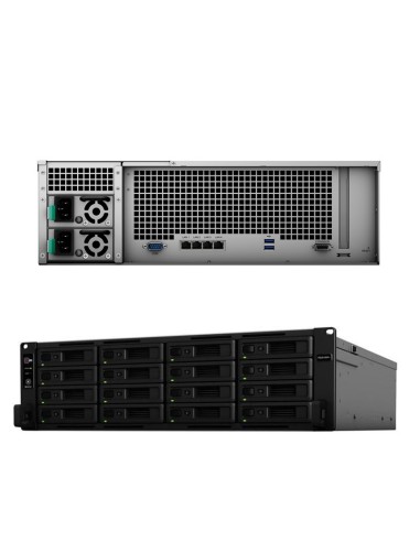 RACK SERVER 3U SYNOLOGY RS2818 RP+ MONTAJE EN BASTIDOR PN: RS2818RP+ EAN: 4711174722907   