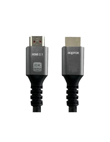 CABLE HDMI/M A HDMI/M 3M 2.1   APPROX 8K PN: APPC64 EAN: 8435099532170   