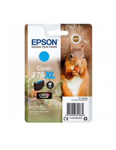 CARTUCHO EPSON 378 XL CYAN PN: C13T37924010 EAN: 8715946645865   